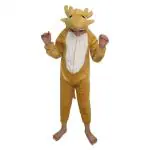 KAKU FANCY DRESSES Deer Costume For Kids - Brown, 7-8 Years | Animal Fancy Dress For Boys & Girls