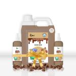 VRH 5L Chocolate Hand Sanitizers with 2x200ml Chocolate Sanitizer Can | Non Sticky & Nourishing