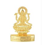 DARIDRA BHANJAN -Laxmi Lakshmi ji Idol/murti/Statue/kiakashya Antique, Metal Standard For Temple, Home Puja, Diwali.L x B x H (7 x 1 x 11)