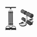 SPIKE Pro Tummy Trimmer Adjustable Resistance Tube with Door Attachment and Handles for Abs Bisep Leg Exerciser Sit up Home Exercise