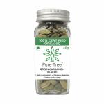 Pure Tree Certified Organic Green Cardamom 40 gm| Elaichi| Indian Spices| Whole Spices