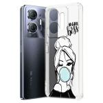 Fashionury Silicone Designer Printed Back Case Cover for Infinix HOT 30 5G -D2140