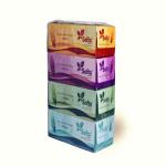 SOFTX 100% Virgin Paper 2 Ply Premium Saiva Facial Tissue Box | Soft Tissue Box Pack -100 Pulls Per Box (Pack of 40, 8000 Sheet)
