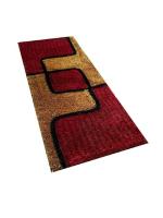SKT TOP SHORT RED AND YELLOW STRIPED CARPET FOR BEDROOM LIVING ROOM DINING ROOM