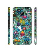 Casotec Crazy Design 3D Printed Hard Back Case Cover for HTC Bolt