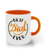 Whats Your Kick Dad Theme My Dad My 1st Hero Design Printed orange Ceramic Coffee and Tea Mug 325 ML