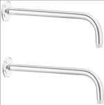 CERA - Overhead Shower Arm 380 mm (15 inches) with Wall Flange Set of 2 pcs Shower Head