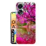 Snazzy Multicolor Silicon Shock Proof Back Cover for OPPO A78 4G, OPPO A78