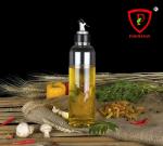 PANCHANAN Food-Grade Plastic 1 litres Oil Dispenser for Cooking, Easy Flow Oil and Vinegar Bottle, Oil Pourer, Liquid Dispenser, Transparent, Unbreakable, Medium
