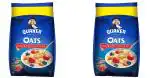 Quaker Oats | Rolled Oats| Natural Wholegrain | Nutritious Breakfast | 1 Kg Each | Pack of 2 | 2 Kg