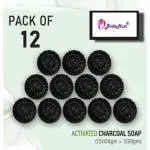BADA HAIR Activated Charcoal Soap Pack of 12