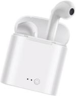 Kabeer Enterprises White I7S Double Wireless Bluetooth Ear Bud Bluetooth Headset