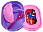 Adriti Picnic Lunch Box for School Kids, 600 Ml, Multi-Color