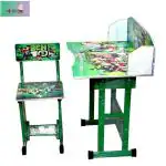 NAVRANGI Free Standing Green Metal Ben10 Study Table