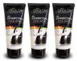 Oxyglow Herbals Herbals Charcol Face Wash, 100 Gm (Pack Of 3)
