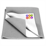 BeyBee Grey Waterproof Baby Bed Protector 200 cm x 140 cm