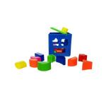 Motherhood Multicolor Plastic Geometric Puzzle Stacker Shape Sorter Cube For Kids