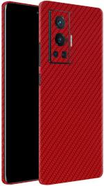 Mobiaspire Vivo X70 Pro Carbon Red Mobile Skin