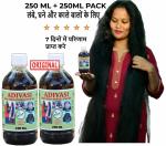 Aadhiya Cosmetic Adivasi Neelgiri Herbal Hair Oil: Natural Ayurvedic Treatment for Strong, Long & Healthy Hair, Organic Anti-Dandruff & Hair Growth Stimulator Oil (Pack of 2) 200 ML