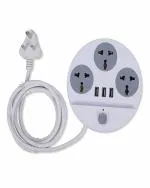 PINDCO Power Plate Extension Board with Mobile Holder and USB,Classic and Unique in Design