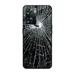 Qrioh Cracked Design Glass Case for Oppo A57 4G