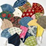 Fabric Pandit Gems of Jaipur Assorted Hand Block Printed | Triple Layered Cotton Linen | Adjustable Adult Masks | Pack of 5
