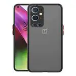 Fastship OnePlus 9 Pro 5G Back Cover Smoke Case | Camera Bump Protection Frosted Matte | 360 Degree Anti-Drop for OnePlus 9Pro 5G - Rich Black