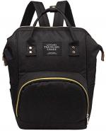 BAGS-KART Diaper Bag Backpack, Waterproof, Multi-Function for Girls & Boys||Color-Black|