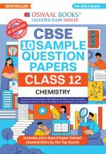 Oswaal CBSE Sample Question Papers Class 12 Chemistry Book (For Board Exams 2024) | 2023-24_oswaal books