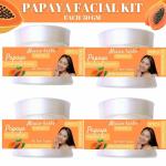 Mexico herbs Papaya Fruit Facial Kit 4-Pieces Skin Care , Scrub, Cream , face mask, Gel (set of 4 ) 200 gm