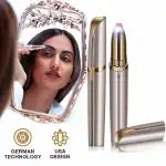 Lichee Portable Smart Pocket Eyebrow Trimmer, Facial, Nose, Ear, Upper Lips HairRemover