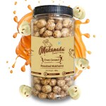 Makanaka Crazy Caramel Sweet Roasted Flavoured Makhana | Fox Nut (Phool Makhana) | Tasty Crunchy & Healthy Snacks | Hand Picked Jumbo Sized Pieces (100g, Pack of 1)