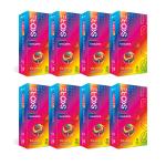 SKORE Shades 10s Dotted & Coloured Condoms (Set of 8, 80 Sheets)
