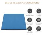 Dormyo Orthopedic Memory Foam Wedge Pillow (Sky Blue)