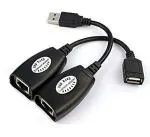 Microware USB Male to RJ45 or USB Female Adapter