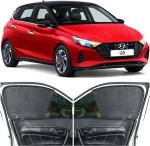Able Dotnet Half Car Magnetic Sun Shade Curtains for Hyundai I20 New 2020 Set of 4 Pcs (2020 to Till Now Model)