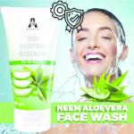 ALOETIC Aloe Vera Skin Lightening & Tan Removal Face wash,Oil Controal & Remove Pigmentation, Tan Removal Face Wash, All Skin Types Face Wash 60GM