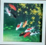 Elegance Multicolor Wall Art Painting Feng Sui Wall Picture Frame For Home Decor - 11.25 X 11.25 Inch