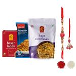 Bhikharam Chandmal & Chheda's - Bhaiya Bhabhi Rakhi | Besan Laddu | Kaju Cornflakes | Nadyadi Mix | Raksha Bandhan