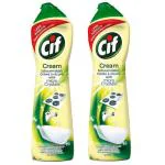 Cif Multi Purpose Cleaner With Cream And Micro Crystals Lemon, 500 Ml (Pack Of 2)