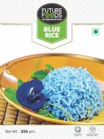 Future Foods Blue Rice - Combo of Thai Jasmine Rice & Blue Butterfly Pea Flower - 250 gram