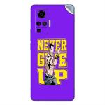 GADGETSWRAP Printed Vinyl Skin Sticker for Vivo X50 Pro - Never Give up