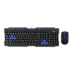 Foxin Fkm-506 Pro Wired Multimedia Keyboard & Mouse Combo (Black)