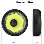 Street27 Earpads Cushion Replacement For Jabra Evolve 75 MS Headphones Soft Protein Leather Noise Isolating Memory Foam Earpads Cushions