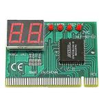 PremiumAV Digit Diagnostic PCI Card with Motherboard Tester, Green (Pack of 2)