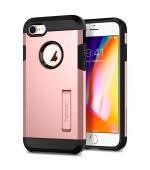Spigen Gold Polycarbonate Tough Armor Back Cover Case For Iphone 8 And 7