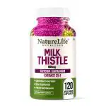 Nature Life Nutrition Milk Thistle 800mg - 120 Veg Capsules - Supports Liver Health