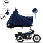 Aamaya Store Blue Two Wheeler Cover For Royal Enfield Thunderbird 350