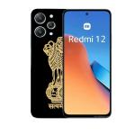 Toppings Printed Matte finish Vinyl Skin Sticker (This is not Back Case Covers) Scratch Less for Mobile Back and Camera lens for Xiaomi Redmi 12 Design A12 -MT