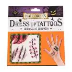 My Party Suppliers Multicolor Halloween Tattoo, Halloween Makeup Kit, Zombie Make Up, Vampire Zombie Makeup Face Blood For Clothes, Face Temporary Tattoos For Men